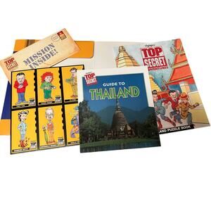 Thailand Highlights TOP SECRET Folder, No keyring, Unused, Homeschool Geography